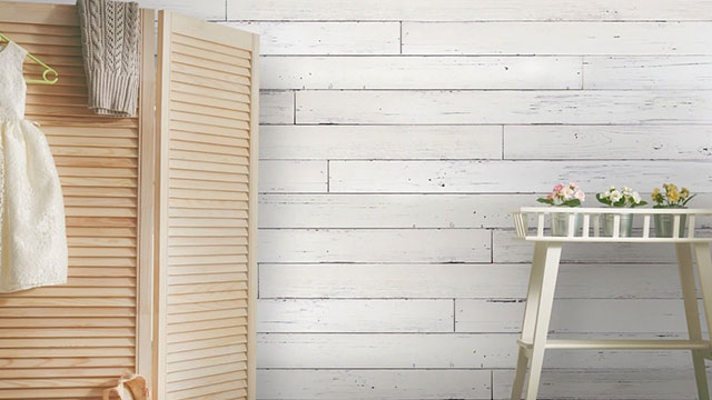 White Wood Wall Tiles