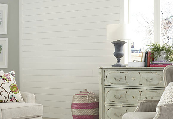 White Wood Wall Tiles