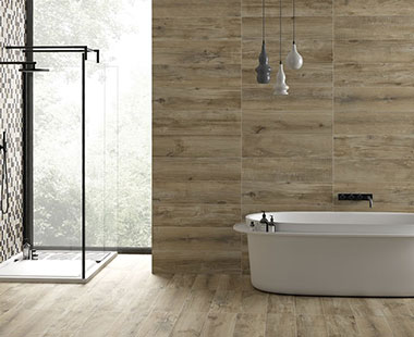 Wood Look Bathroom Tile