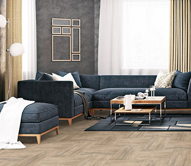 Wood Look Living Room Tile