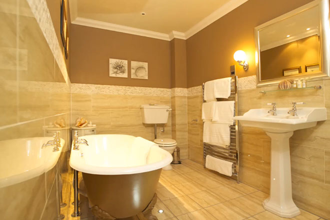 yellow wall floor tiles