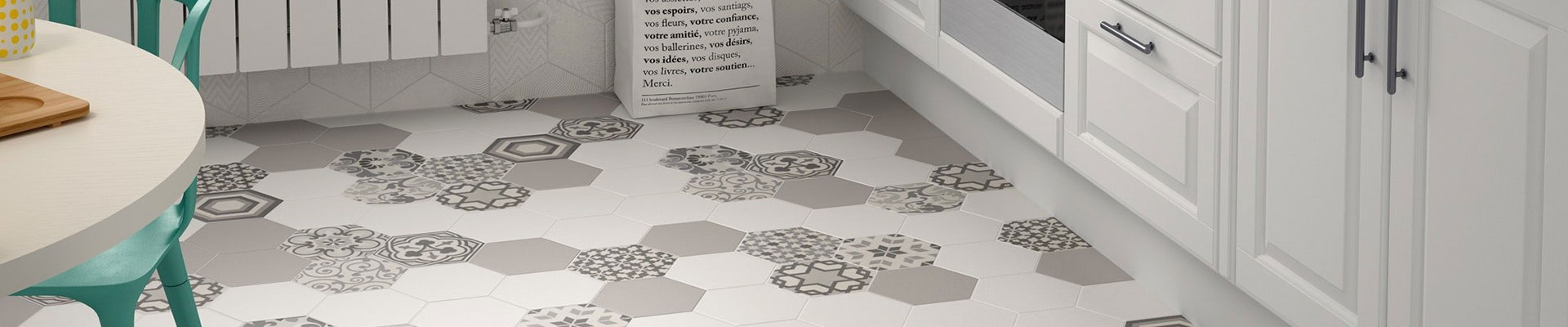 Show All Hexagon Floor Tiles