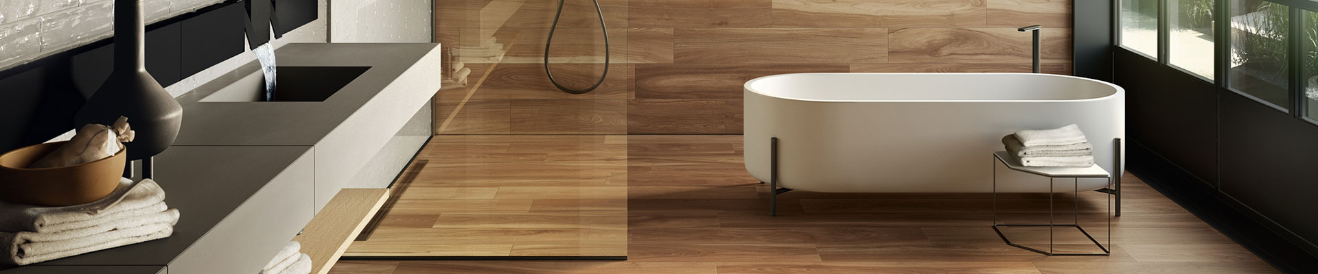 Wood Look Bathroom Tiles Wholesale Exterior Tiles Manufacturer & Vendor