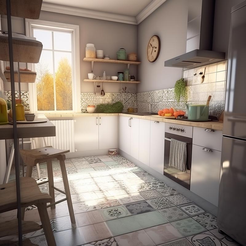 Kitchen-with-patterned-bricks.jpg