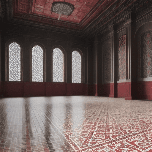  Red Mosaic Tile