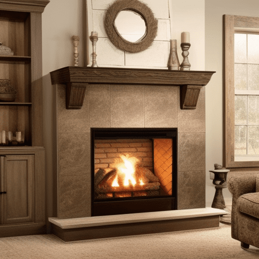 farmhouse fireplace tile