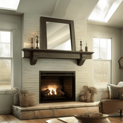 farmhouse fireplace tile
