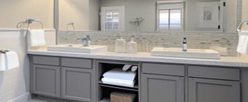 Maximizing Light and Space: Gray Tile Bathrooms Unleashed